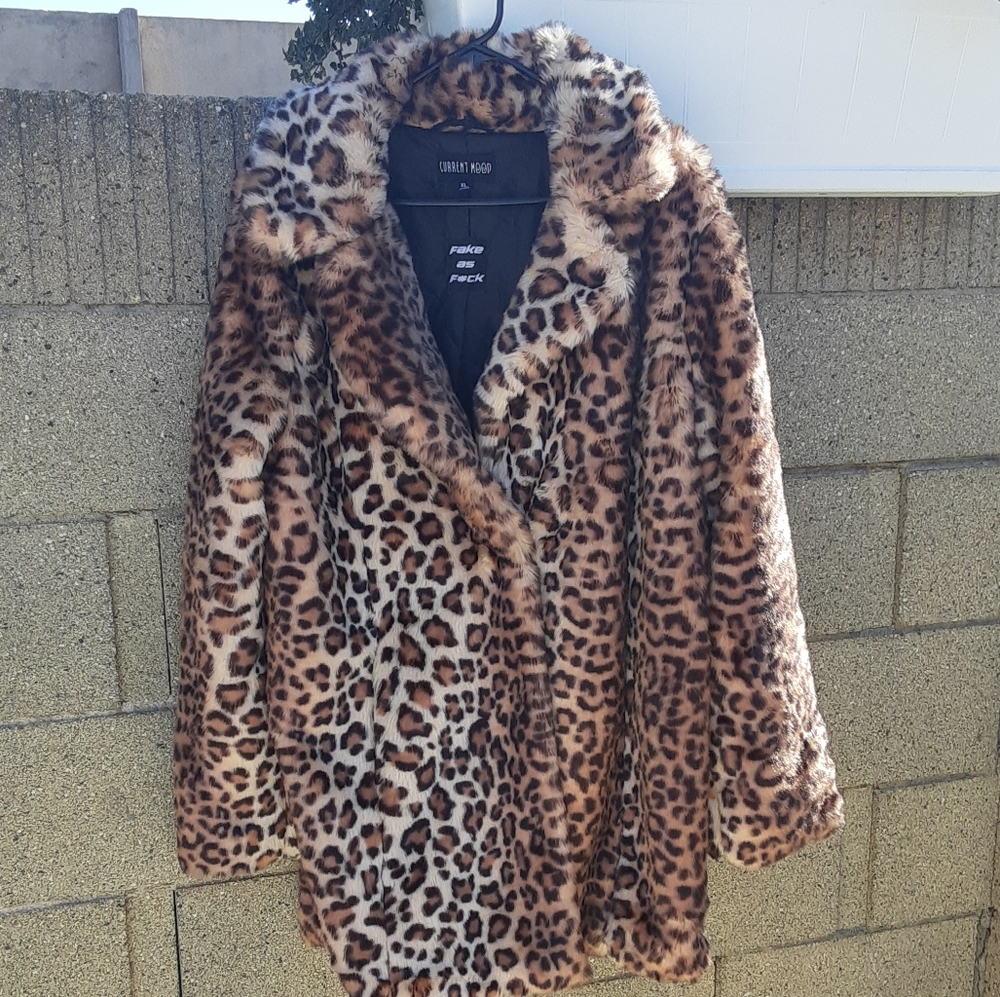 Sold.   Dolls Kill Current mood faux fur coat - Picture 10 of 11